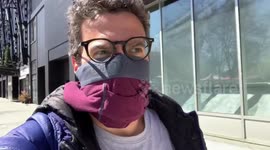 Coronavirus hack: Canadian dad shows oddly effective trick wearing old UNDERWEAR to cover FACE