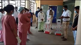 Indian hospital uses robots to hand out medicine to COVID-19 patients
