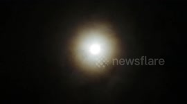 Supermoon Seen in Indonesian Skies in April 2020