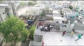 Gamblers flee after spotting police drone amid coronavirus lockdown in India