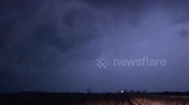 Strong thunderstorms batter southwestern Ontario, Canada