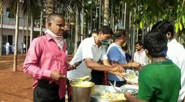 Residents distribute food and supplies to poor and needy amidst Coronavirus lockdown in southern India