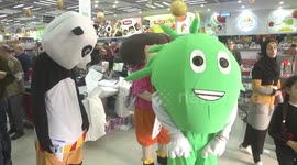 Gaza Strip community group transform into 'coronavirus characters' to spread awareness