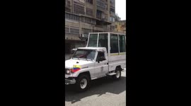 Popemobile used for Venezuela religious festival during coronavirus outbreak