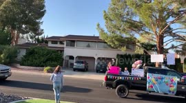 Quaran-Teen! California teen has socially distant birthday parade amid coronavirus crackdown