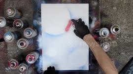Incredible Abstract Galaxy Art - Spray painting - Street Art