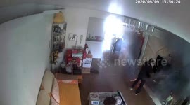 Electric motorbike battery catches fire and explodes while charging in Chinese home