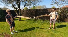 Two Brits create ingenious way of drinking beer together while adhering to COVID-19 social distancing