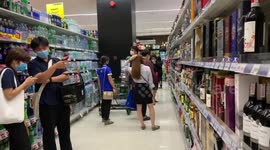 Bangkok residents panic buy alcohol after government announces Covid-19 ban on alcoholic drinks