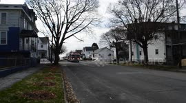 Easter Bunny gets fire service escort around lockdown Pennysylvania neighbourhood