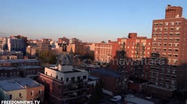 New York neighbourhood claps and cheers for coronavirus workers