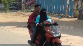 Indian mother takes 1,400 km scooter trip to return stranded son