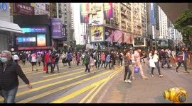 Hongkongers are out shopping despite COVID-19 fears