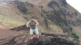 Fat boy jump fail