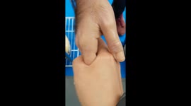 Handshake with gruesomely realistic silicone arm