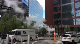 Deserted World Trade Center during Coronavirus Pandemic ( COVID-19 )