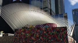 Deserted World Trade Center during Coronavirus Pandemic ( COVID-19 )