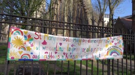 Church continues to support community with warm message