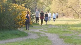 People seen ignoring social distancing rules on Easter Holiday