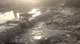 Landfill dam in central India collapses, leaving several dead