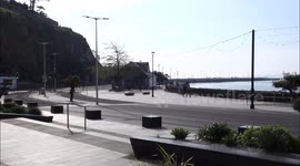 Deserted Seafront On South Devon Coast (Easter Weekend)