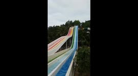 A Story about a steep harsh and ugly water-slide in Vietnam