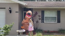 T-Rex Goes Hunting...for Easter Eggs!