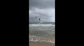 Spooky Episode of Too Strong Wind, Which Lifted and Made people fly in the air Unconscious not for the weak hearts
