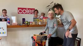 Australian family create supermarket at home for 87-year-old grandmother with dementia