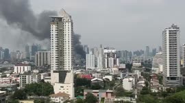 Building Fire in Bangkok