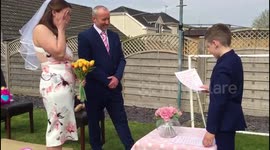 UK couple attend surprise wedding held by their children after COVID-19 cancelled their original plans