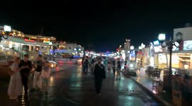 Night Walking In Namaa Bay Sharm El Sheikh