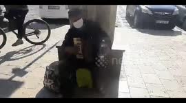 old man sings a song about coronavirus