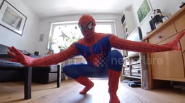 Spiderman in Home Office Corona Quarantine going crazy!! Part 2