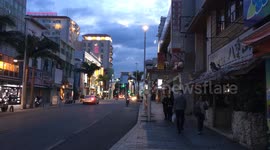 Okinawa's main street turns quiet under COVID-19