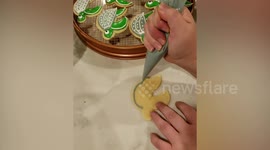 Marine Lover Makers Turtle Biscuits During Lockdown