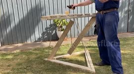 Australian creates 'floating' DIY table to kill COVID-19 lockdown boredom