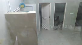 Leopard found resting inside hospital washroom in western India