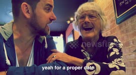 Son takes his 87 year old dementia mum on a hot date