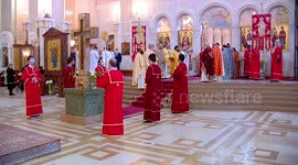 Georgian Orthodox Church holds Good Friday ceremony despite coronavirus lockdown