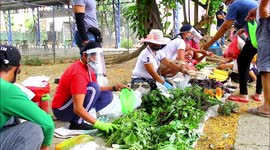 Government organized mobile market visit residential communities during lockdown due to Covid 19 virus outbreak
