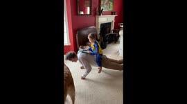 Dad homeschool work out