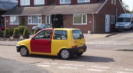 Man drives around UK town blasting music from speaker on roof to cheer up residents in lockdown