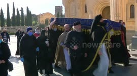 Orthodox church in Georgia marks Easter despite coronavirus pandemic