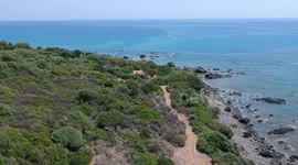 Drone sul mare in Sardegna