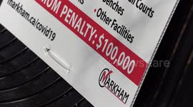 Massive fines for violating COVID 19 rules in Markham Canada during coronavirus crisis