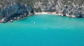 Drone sul mare in Sardegna