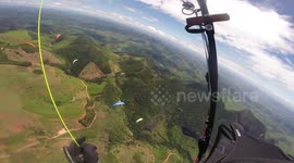 Paragliding competition in Brasil 2020