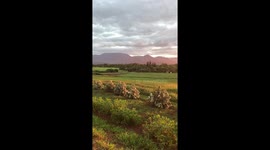 Sunset in Kilauea, Kauai