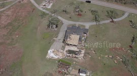Video shows damage caused by tornado in Upson County, Georgia